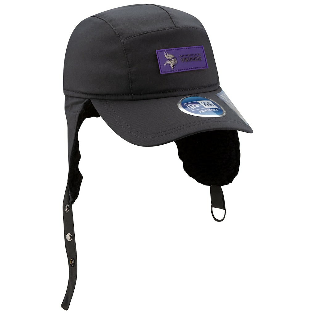 2025 Sideline Cold Weather Runner Dog Ear Adjustable Hat - Minnesota Vikings
