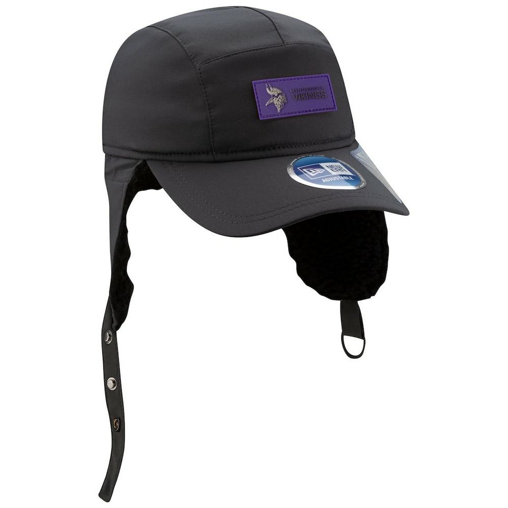 2025 Sideline Cold Weather Runner Dog Ear Adjustable Hat - Minnesota Vikings