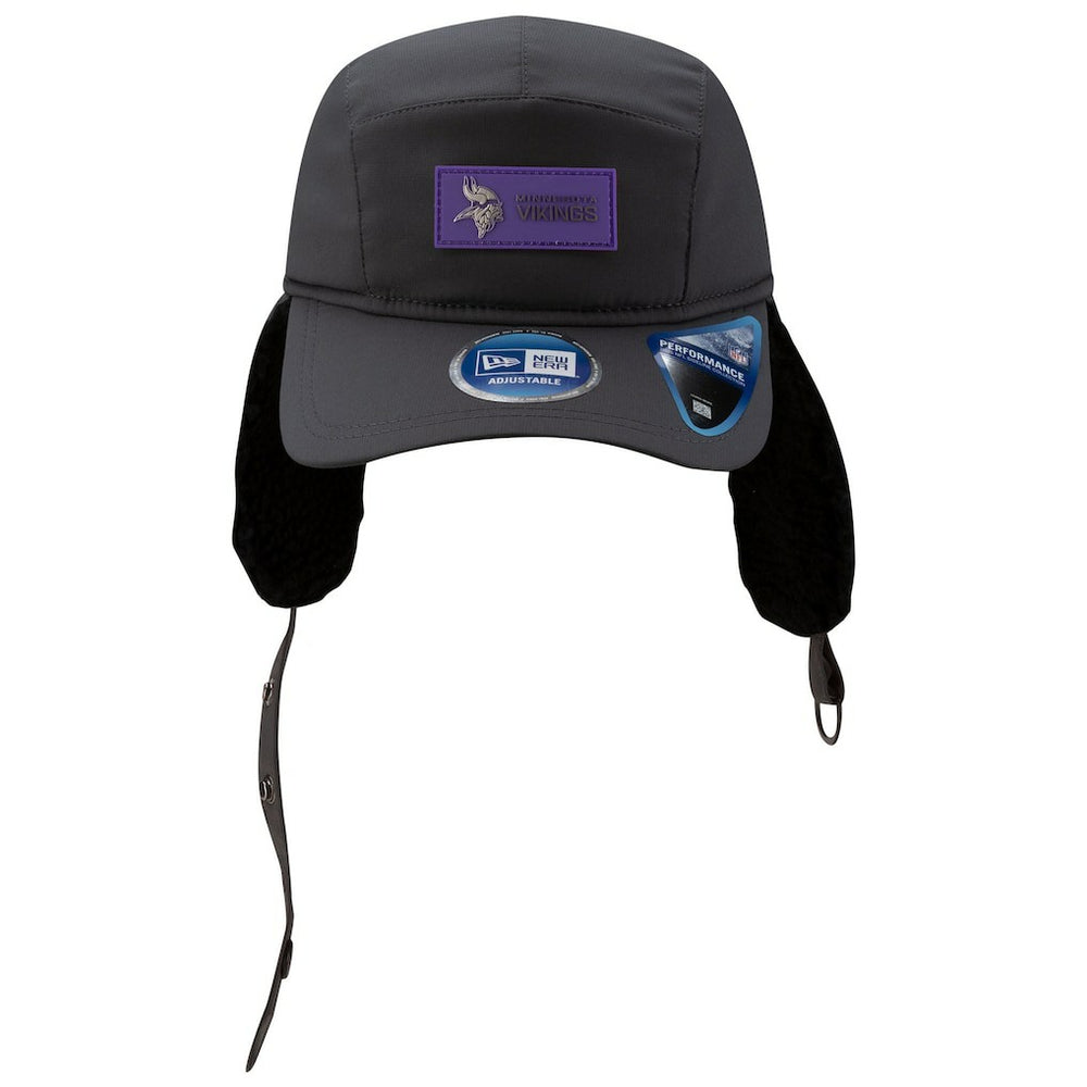 2025 Sideline Cold Weather Runner Dog Ear Adjustable Hat - Minnesota Vikings