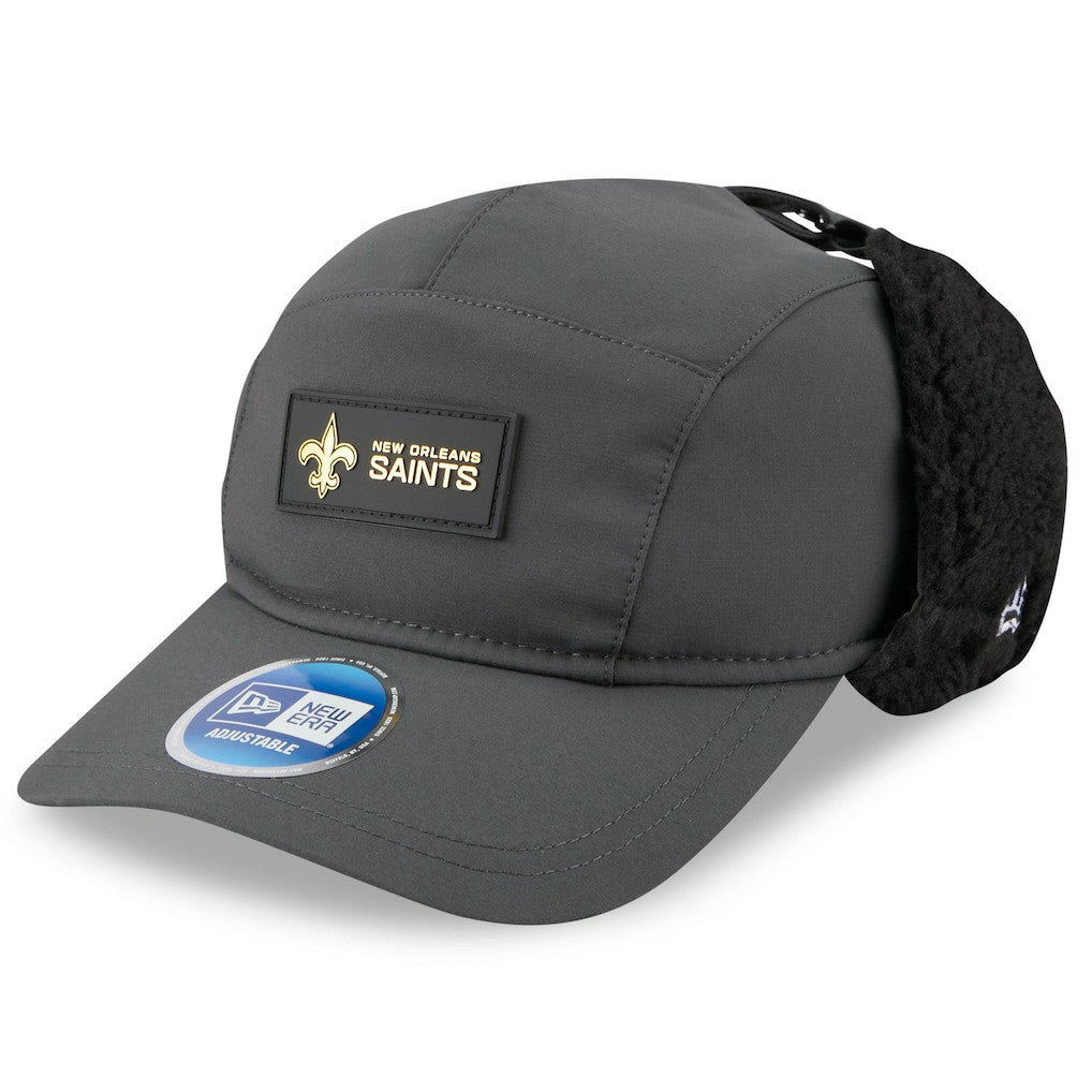 2025 Sideline Cold Weather Runner Dog Ear Adjustable Hat - New Orleans Saints