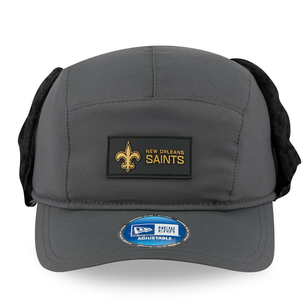 2025 Sideline Cold Weather Runner Dog Ear Adjustable Hat - New Orleans Saints