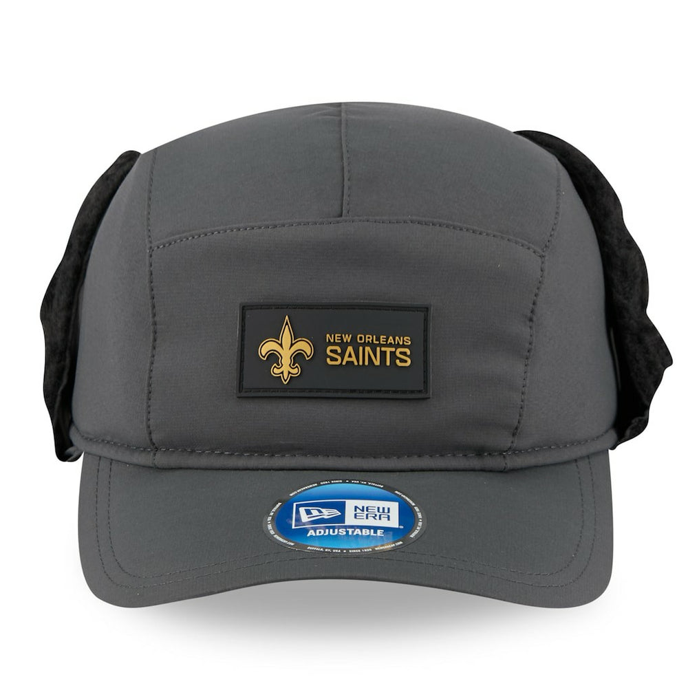 2025 Sideline Cold Weather Runner Dog Ear Adjustable Hat - New Orleans Saints