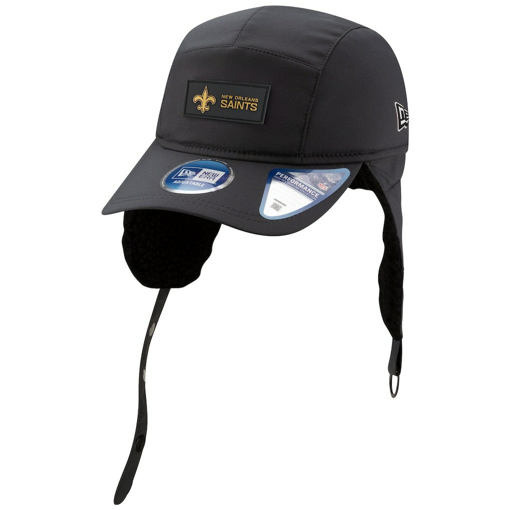 2025 Sideline Cold Weather Runner Dog Ear Adjustable Hat - New Orleans Saints