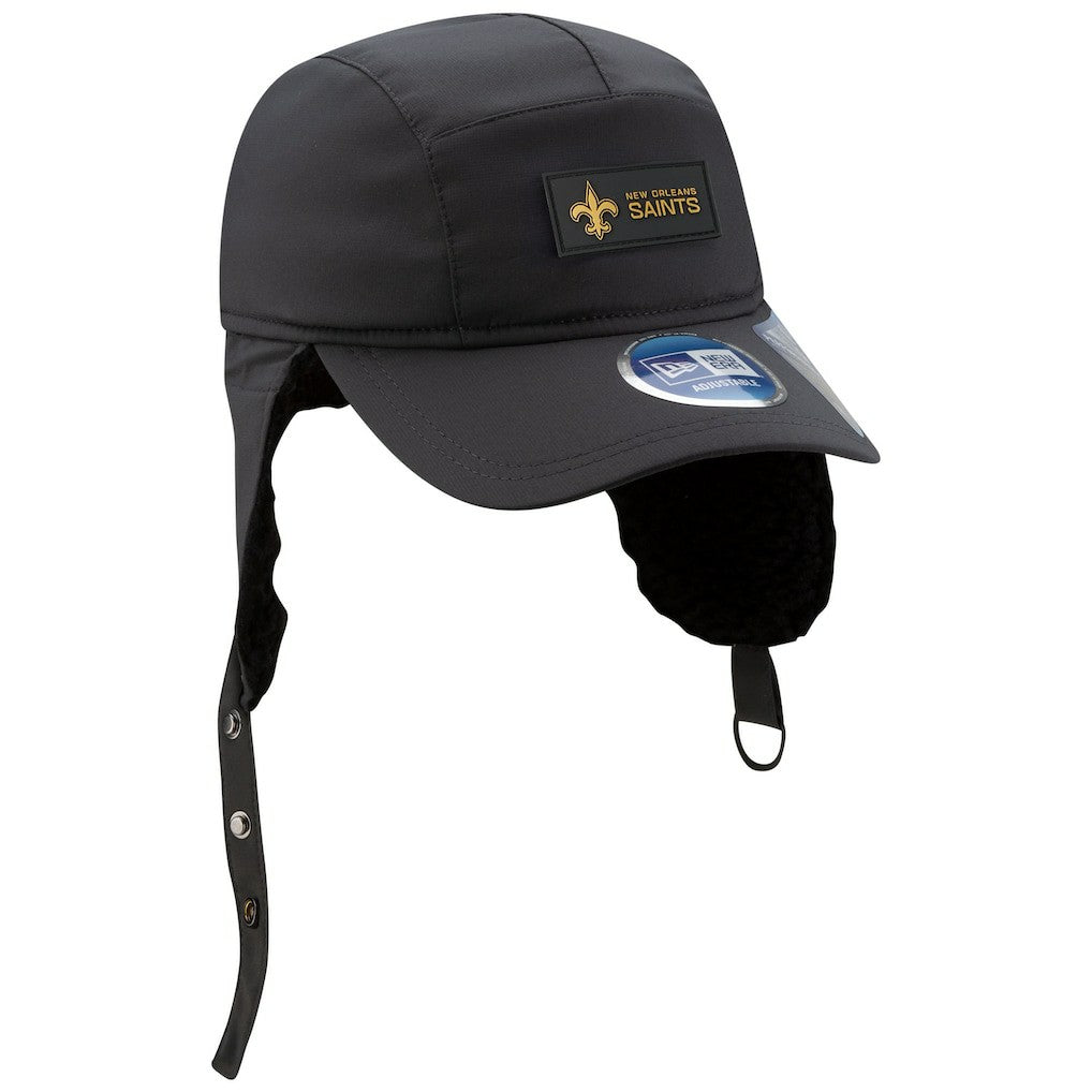 2025 Sideline Cold Weather Runner Dog Ear Adjustable Hat - New Orleans Saints