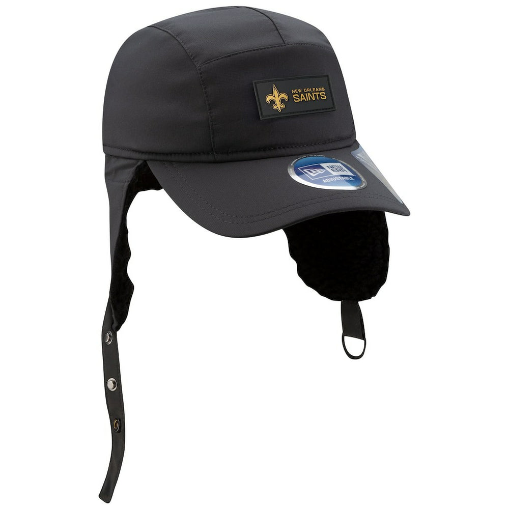 2025 Sideline Cold Weather Runner Dog Ear Adjustable Hat - New Orleans Saints