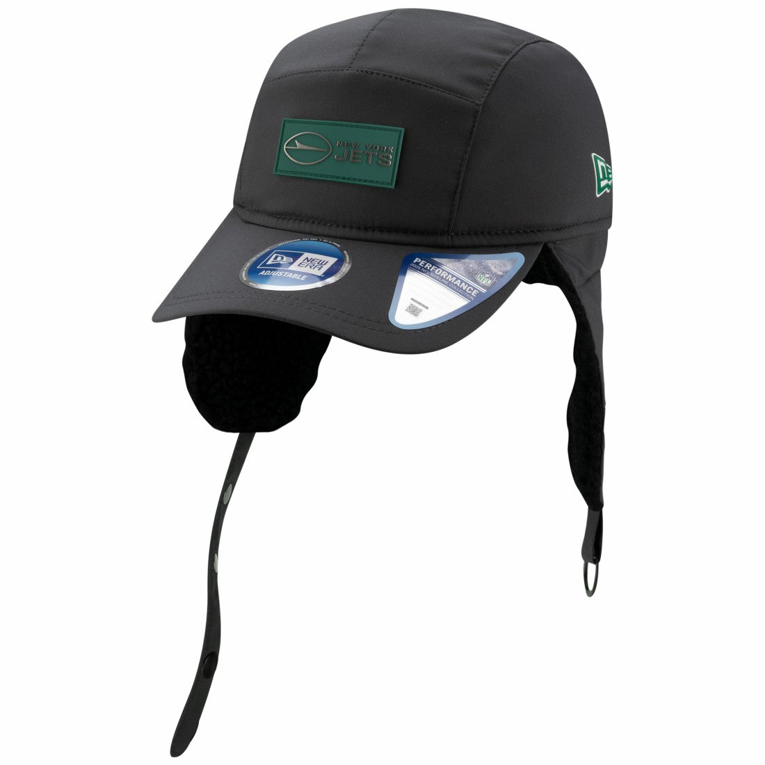 2025 Sideline Cold Weather Runner Dog Ear Adjustable Hat - New York Jets