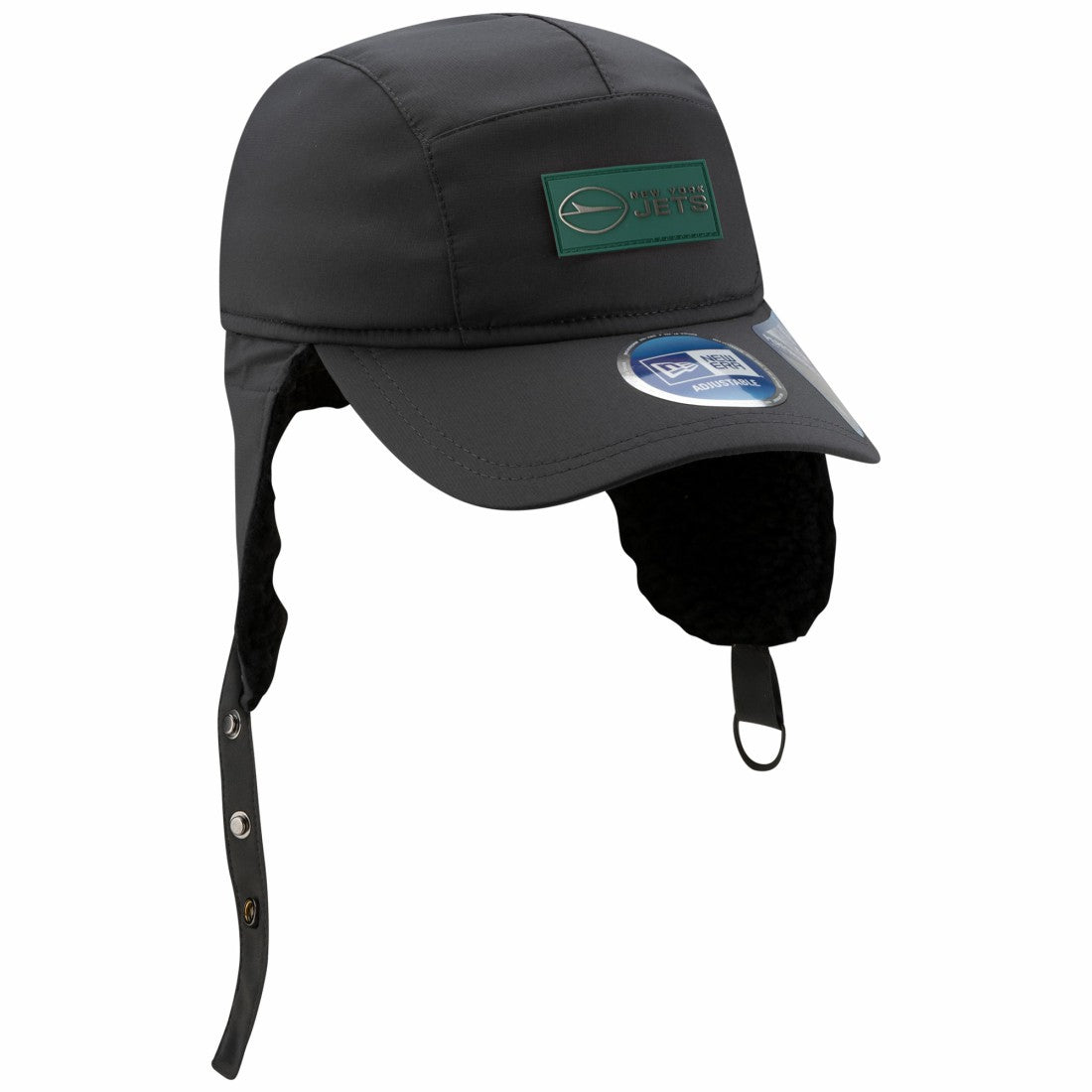 2025 Sideline Cold Weather Runner Dog Ear Adjustable Hat - New York Jets