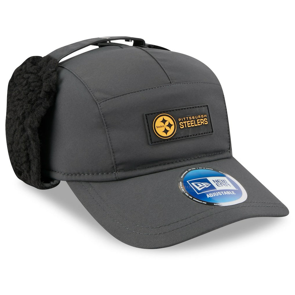 2025 Sideline Cold Weather Runner Dog Ear Adjustable Hat - Pittsburgh Steelers