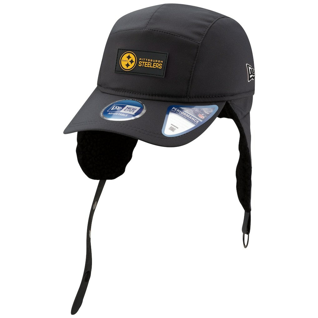 2025 Sideline Cold Weather Runner Dog Ear Adjustable Hat - Pittsburgh Steelers