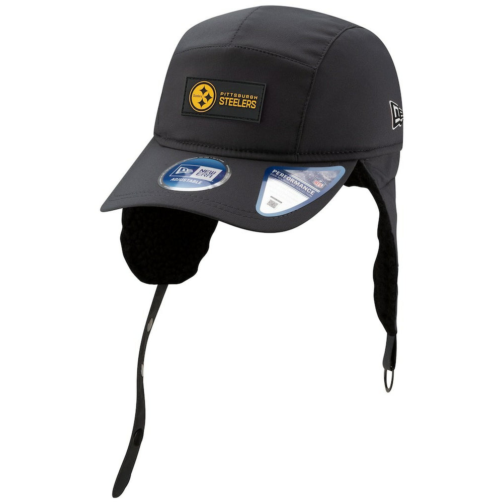 2025 Sideline Cold Weather Runner Dog Ear Adjustable Hat - Pittsburgh Steelers