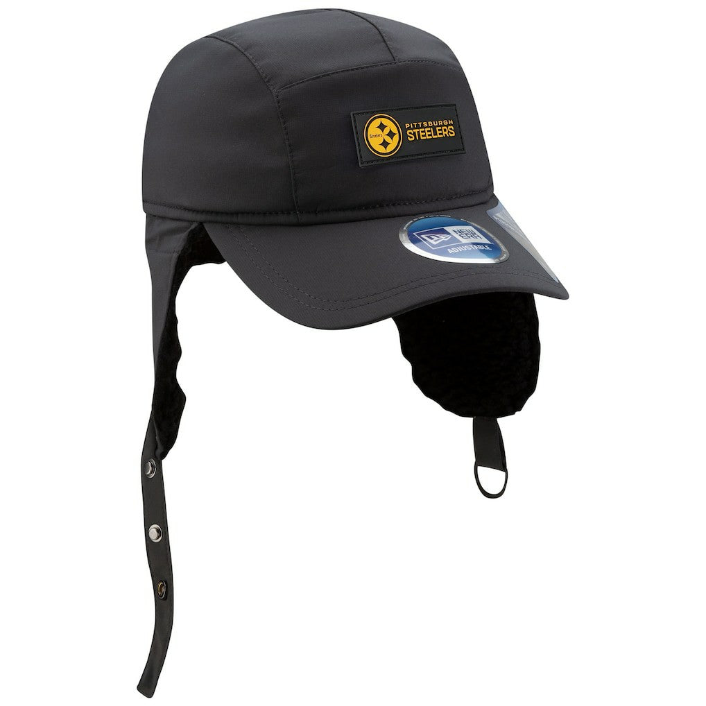 2025 Sideline Cold Weather Runner Dog Ear Adjustable Hat - Pittsburgh Steelers