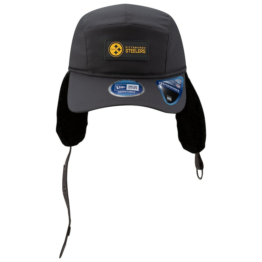 2025 Sideline Cold Weather Runner Dog Ear Adjustable Hat - Pittsburgh Steelers