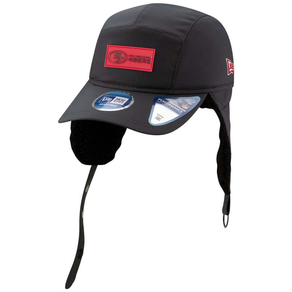 2025 Sideline Cold Weather Runner Dog Ear Adjustable Hat - San Francisco 49ers