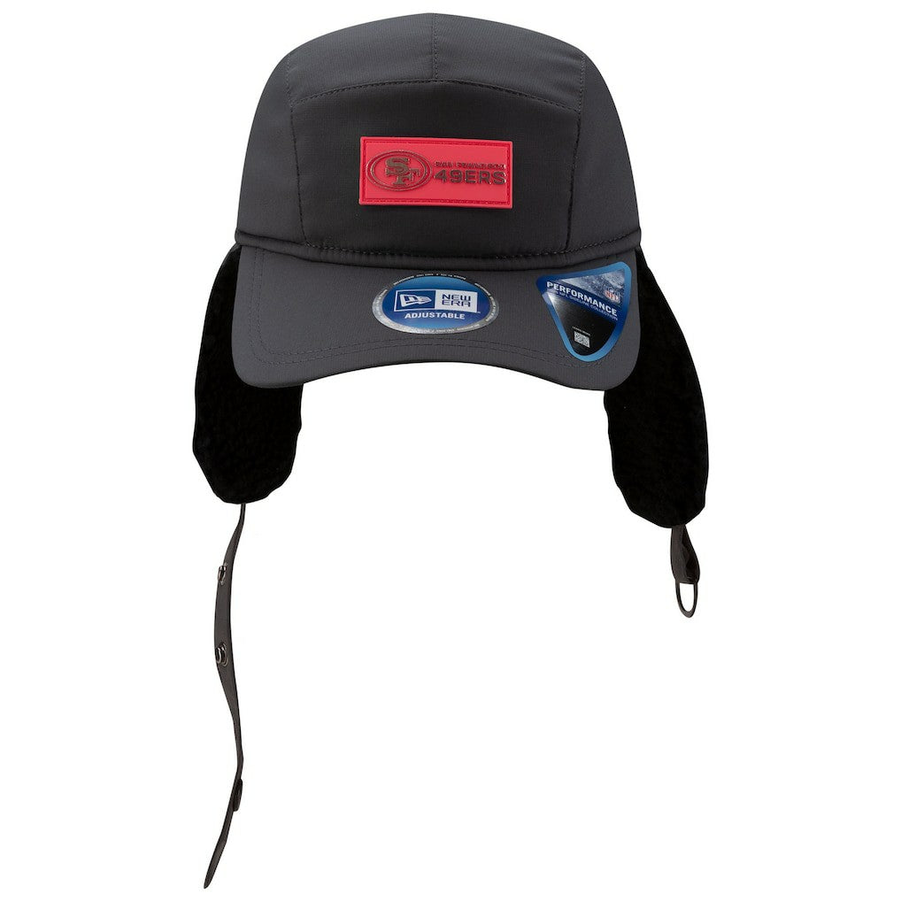 2025 Sideline Cold Weather Runner Dog Ear Adjustable Hat - San Francisco 49ers
