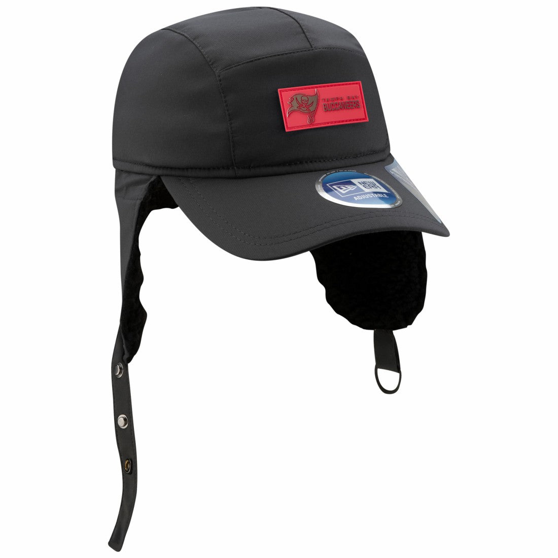 2025 Sideline Cold Weather Runner Dog Ear Adjustable Hat - Tampa Bay Buccaneers