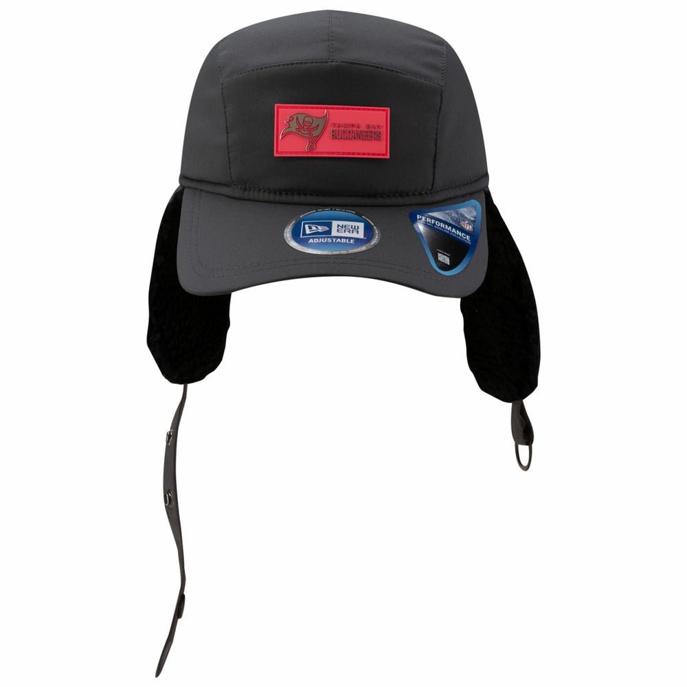2025 Sideline Cold Weather Runner Dog Ear Adjustable Hat - Tampa Bay Buccaneers
