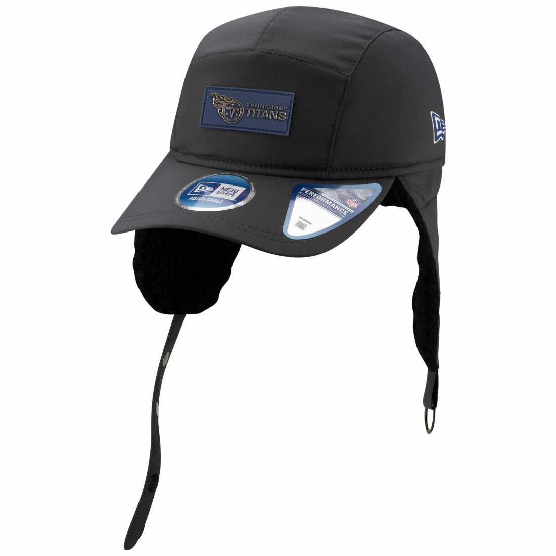 2025 Sideline Cold Weather Runner Dog Ear Adjustable Hat - Tennessee Titans