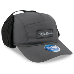 2025 Sideline Cold Weather Runner Dog Ear Adjustable Hat - Baltimore Ravens