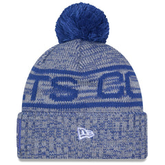 2025 Sideline Cold Weather Cuffed Knit Hat with Pom - Indianapolis Colts