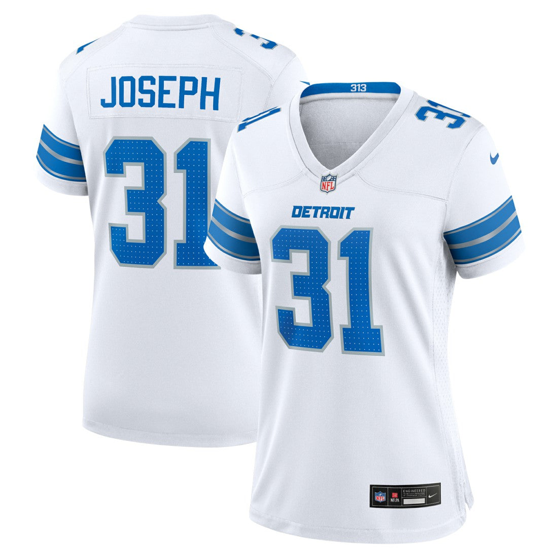 Kerby Joseph  Women's Game Jersey - Detroit Lions