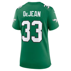 Cooper DeJean  Women's Alternate Game Jersey - Philadelphia Eagles