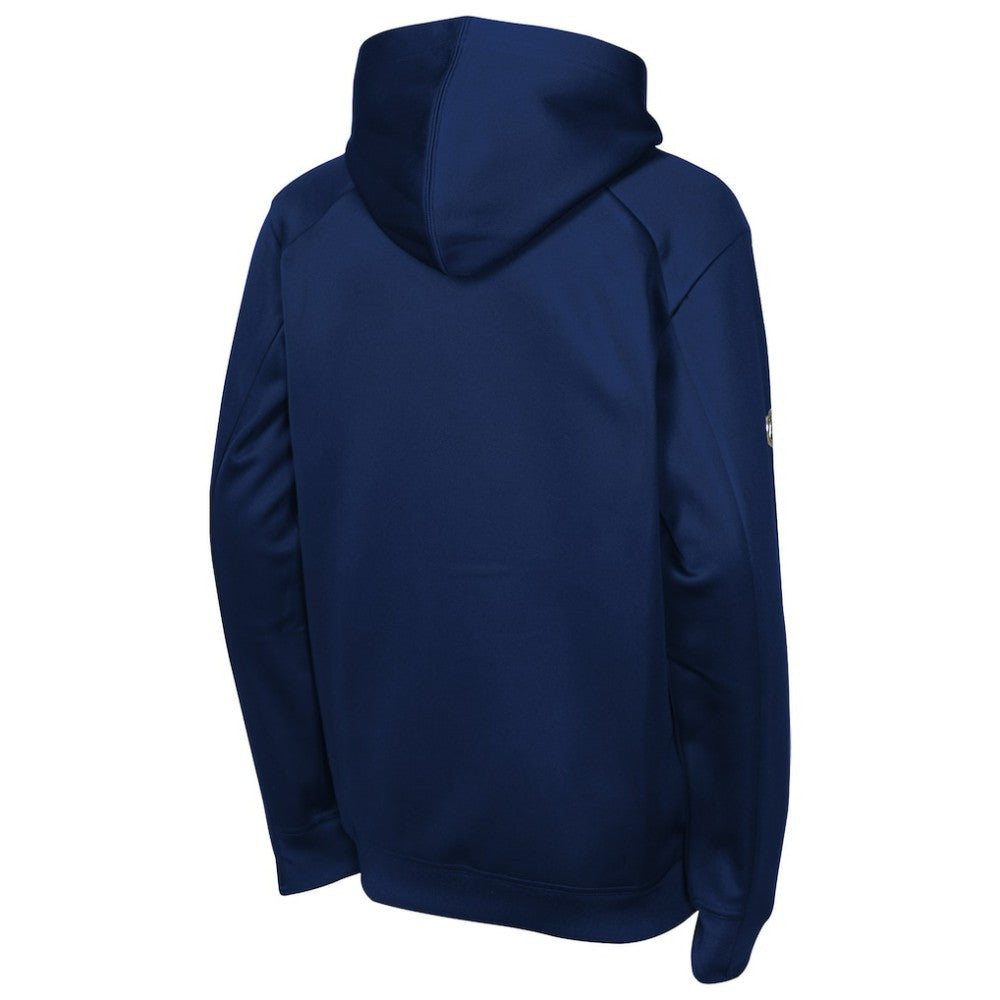 NHL Navy Montreal Canadiens Fanatics Youth Authentic Pro Rink Raglan Hoodie