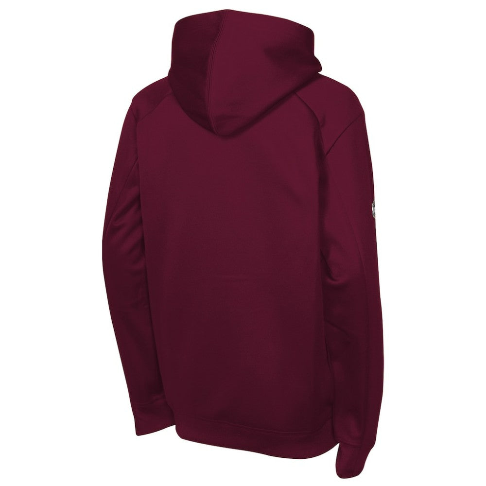 NHL Burgundy Colorado Avalanche Fanatics Youth Authentic Pro Rink Raglan Hoodie