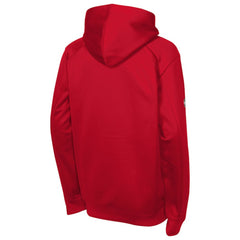 NHL Red Chicago Blackhawks Fanatics Youth Authentic Pro Rink Raglan Hoodie