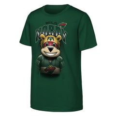 NHL Green Minnesota Wild Outerstuff Youth Mascot Highlight T-Shirt