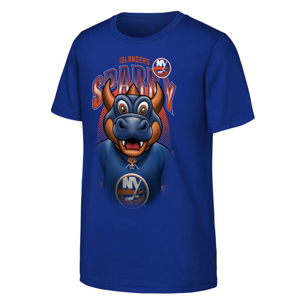 NHL Royal New York Islanders Outerstuff Youth Mascot Highlight T-Shirt