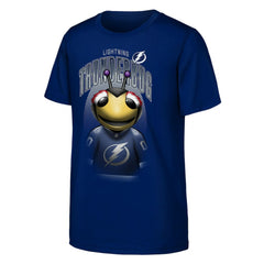 NHL Blue Tampa Bay Lightning Outerstuff Youth Mascot Highlight T-Shirt
