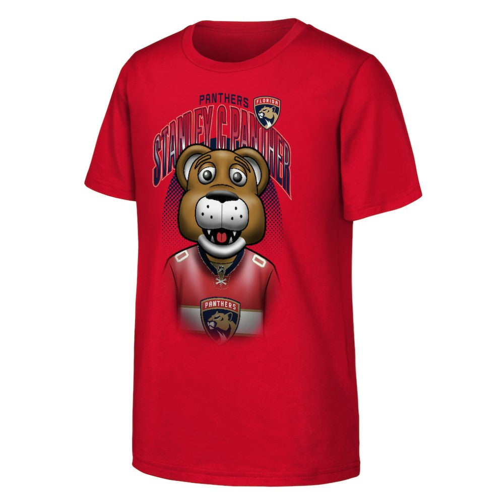 NHL Red Florida Panthers Outerstuff Youth Mascot Highlight T-Shirt