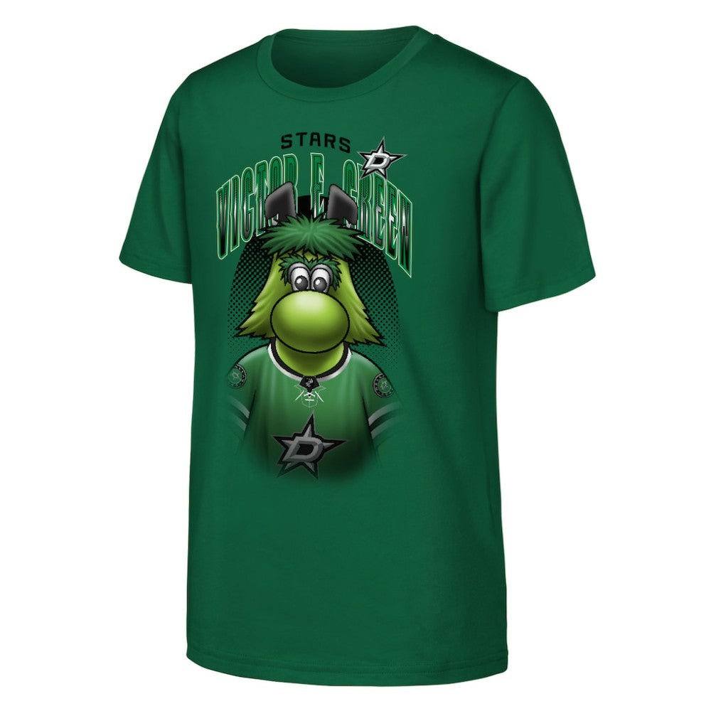 NHL Kelly Green Dallas Stars Outerstuff Youth Mascot Highlight T-Shirt