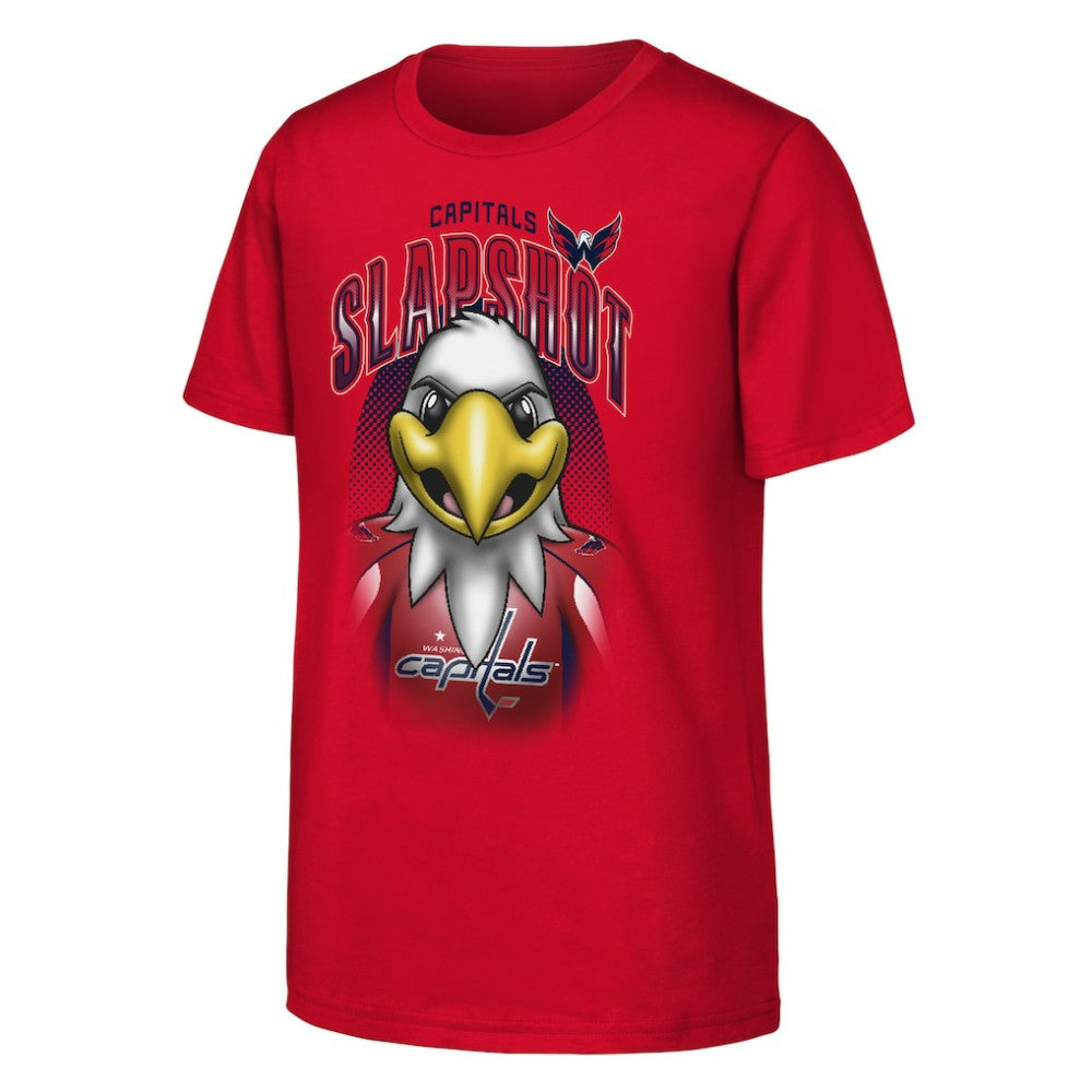 NHL Red Washington Capitals Outerstuff Youth Mascot Highlight T-Shirt
