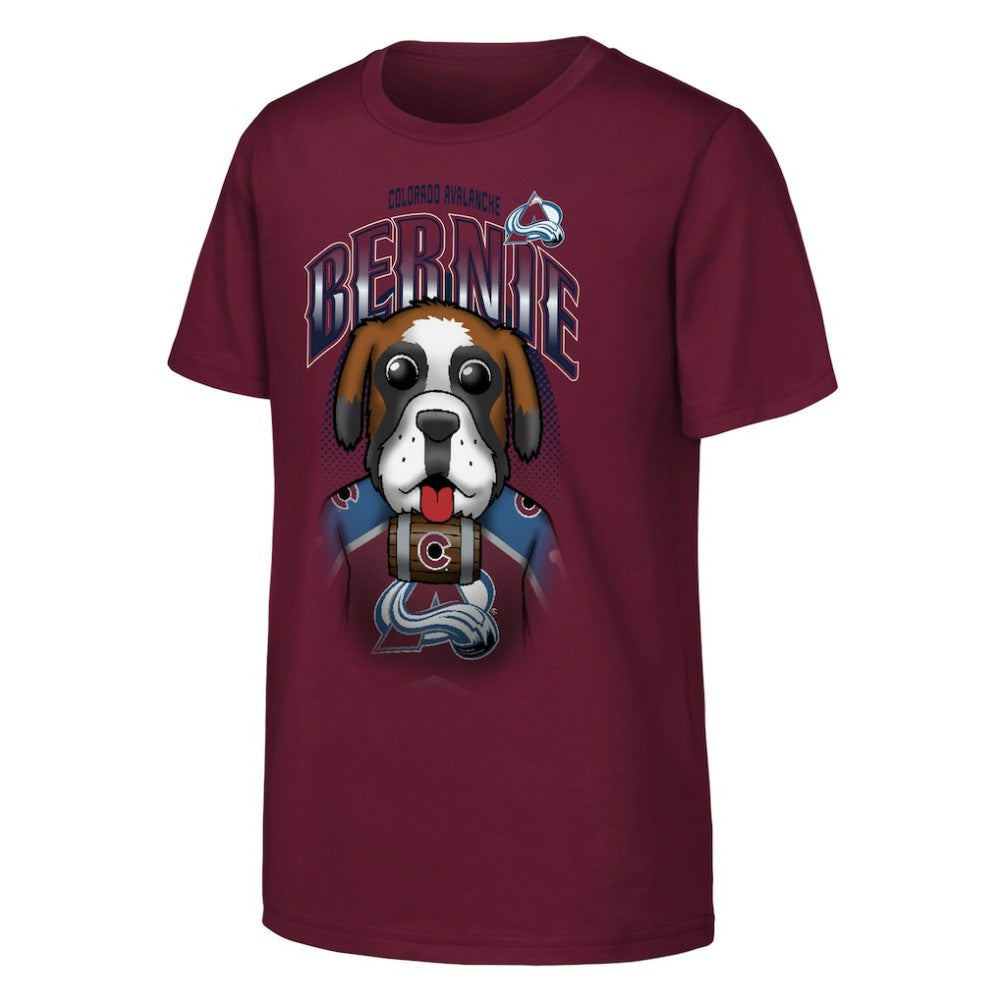 NHL Burgundy Colorado Avalanche Outerstuff Youth Mascot Highlight T-Shirt