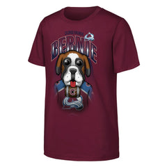 NHL Burgundy Colorado Avalanche Outerstuff Youth Mascot Highlight T-Shirt