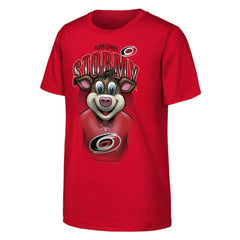 NHL Red Carolina Hurricanes Outerstuff Youth Mascot Highlight T-Shirt