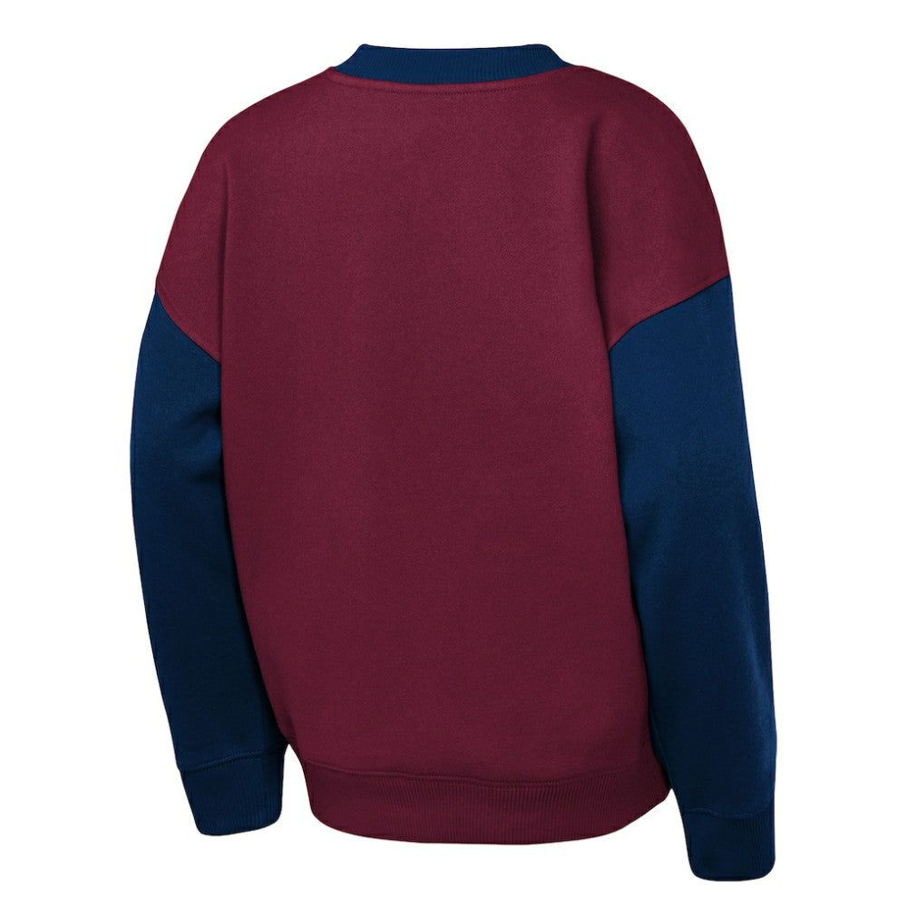 NHL Burgundy/Navy Colorado Avalanche Outerstuff Youth Impact Player Sweatshirt