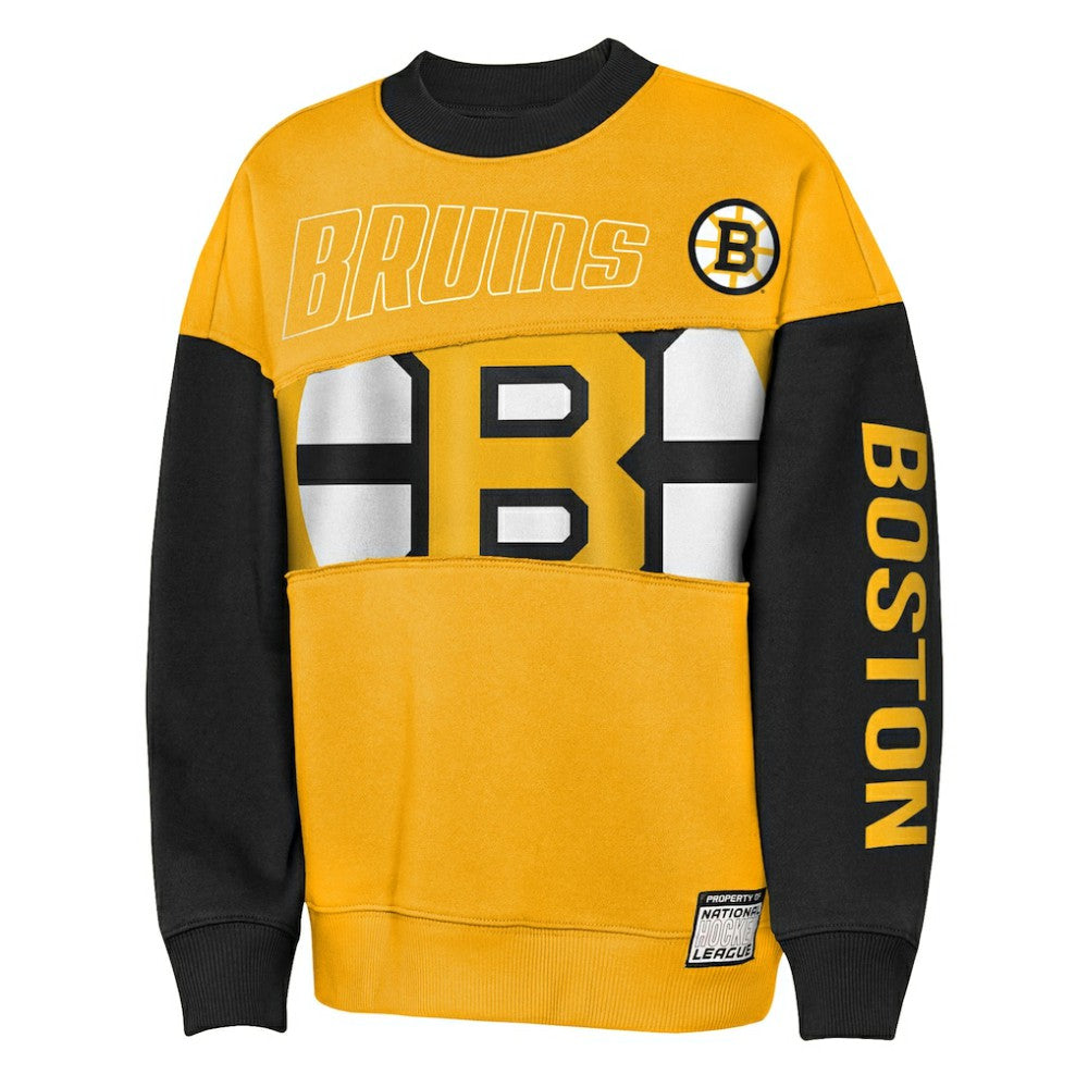 NHL Gold/Black Boston Bruins Outerstuff Youth Impact Player Sweatshirt