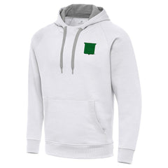 NHL White New York Rangers Antigua St. Patrick's Day Victory Pullover Hoodie