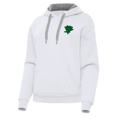 NHL White Pittsburgh Penguins Antigua Women's St. Patrick's Day Victory Pullover Hoodie