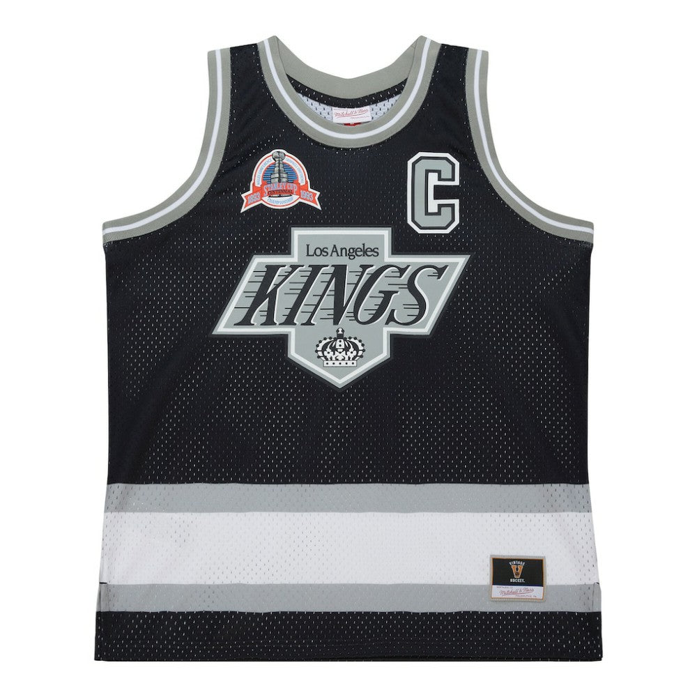 NHL Black Wayne Gretzky Los Angeles Kings Mitchell & Ness Unisex Maxxed Out Fashion Basketball Jersey