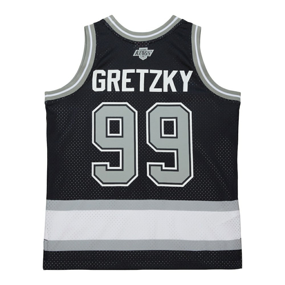 NHL Black Wayne Gretzky Los Angeles Kings Mitchell & Ness Unisex Maxxed Out Fashion Basketball Jersey