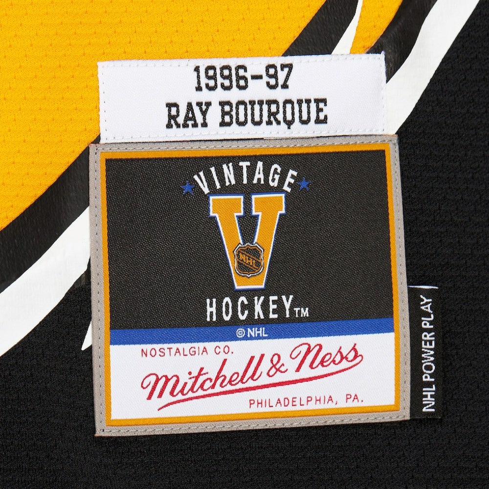NHL Gold Ray Bourque Boston Bruins Mitchell & Ness 1996-97 Power Play Jersey