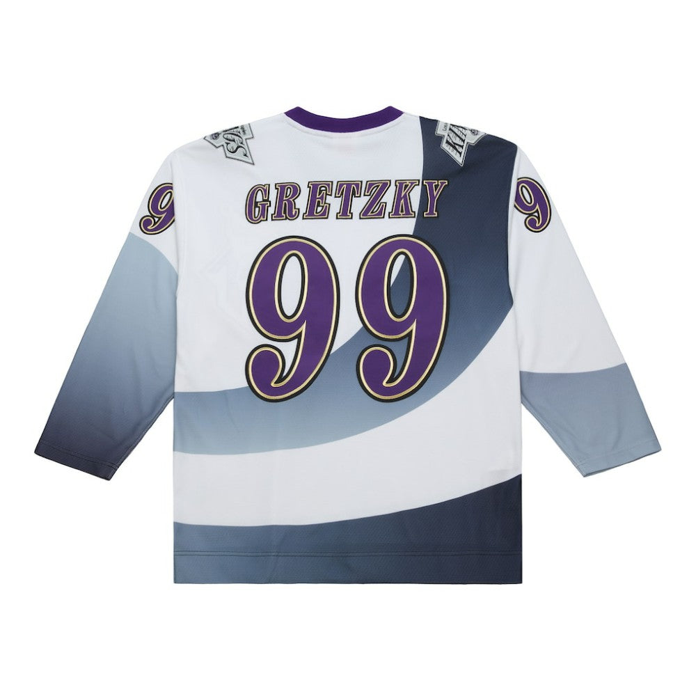 NHL White Wayne Gretzky Los Angeles Kings Mitchell & Ness 1995-96 Power Play Jersey
