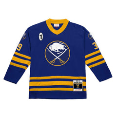 NHL Royal Dominik Hasek Buffalo Sabres Mitchell & Ness 1995-96 Power Play Jersey