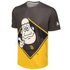 MLB San Diego Padres FOCO Big Logo Mascot T-Shirt