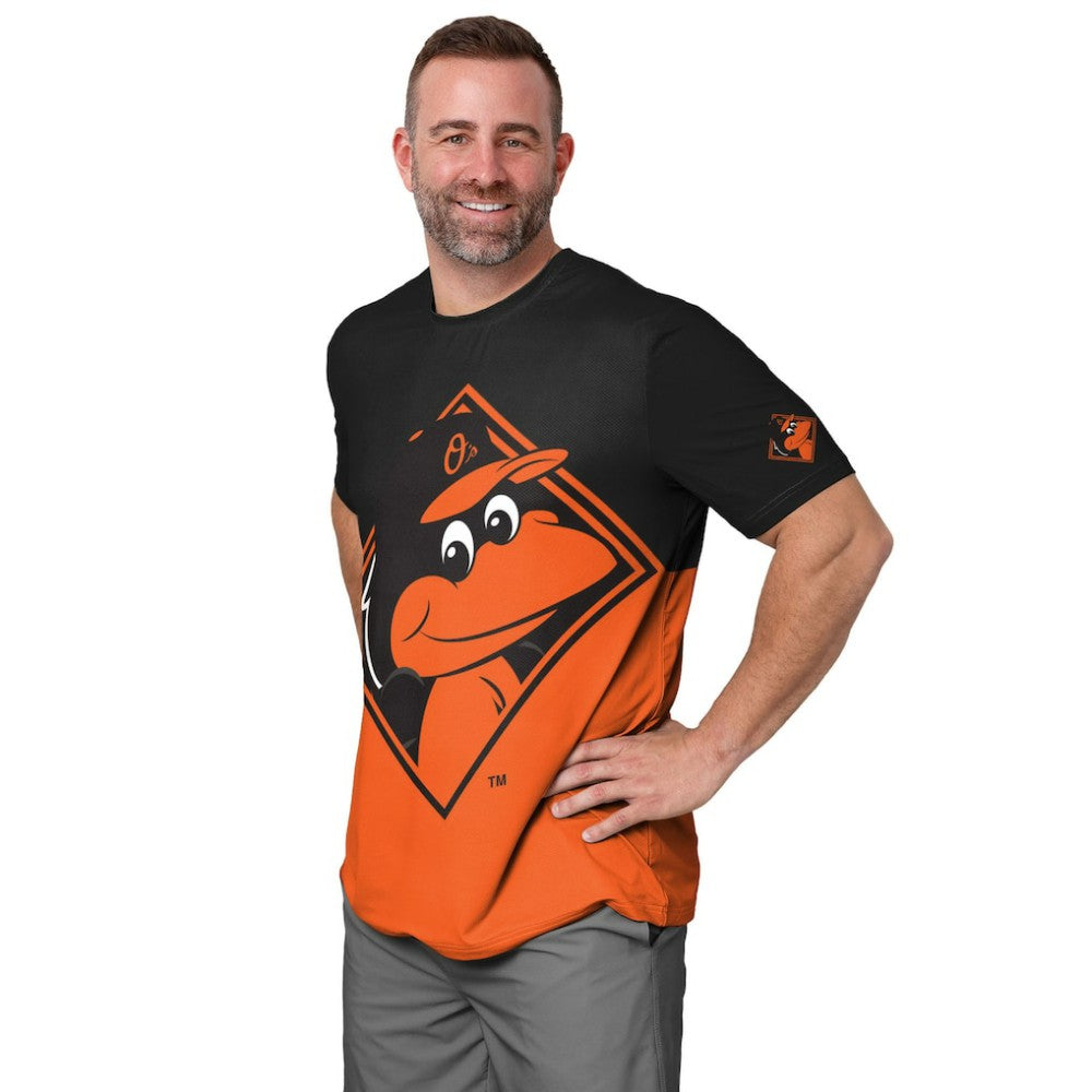 MLB Baltimore Orioles FOCO Big Logo Mascot T-Shirt