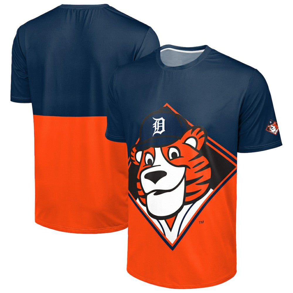 MLB Detroit Tigers FOCO Big Logo Mascot T-Shirt