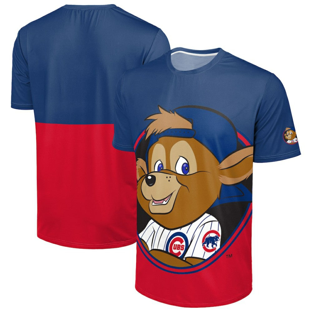 MLB Chicago Cubs FOCO Big Logo Mascot T-Shirt